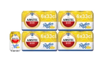 Amstel Radler 0.0%, Blik 24x33CL